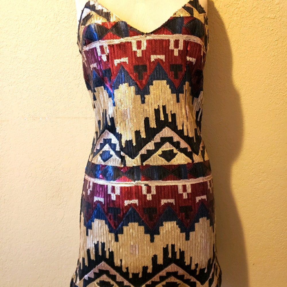 Sequin like party dress